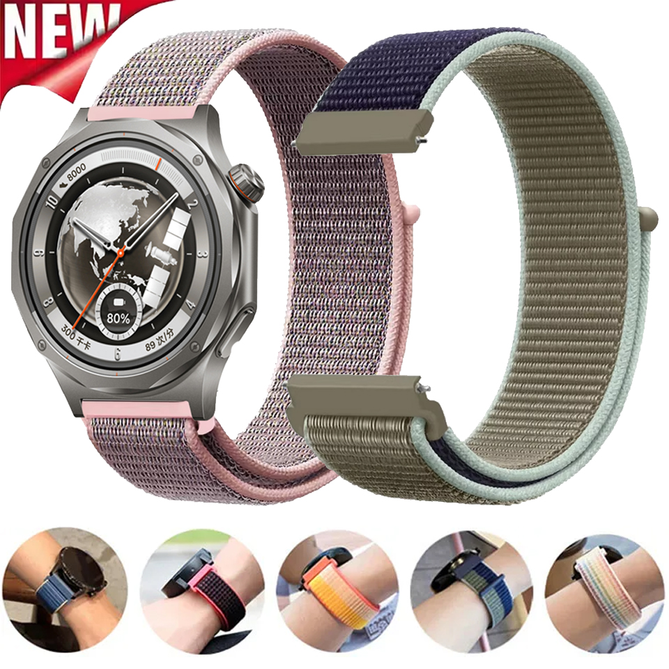 Smartwatch X2 - 20mm 22mm Nylon Loop Strap for