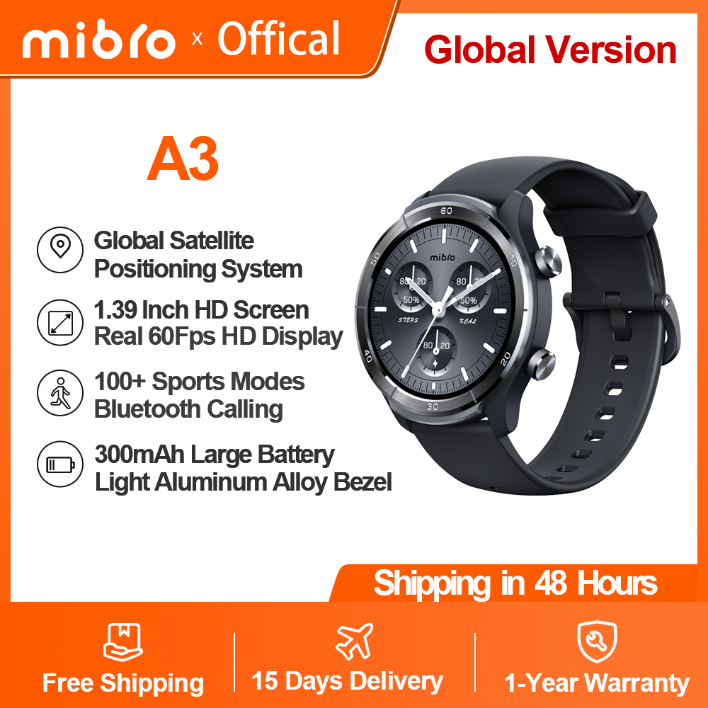 Smartwatch X2 - Mibro A3 Smartwatch Super Light Design