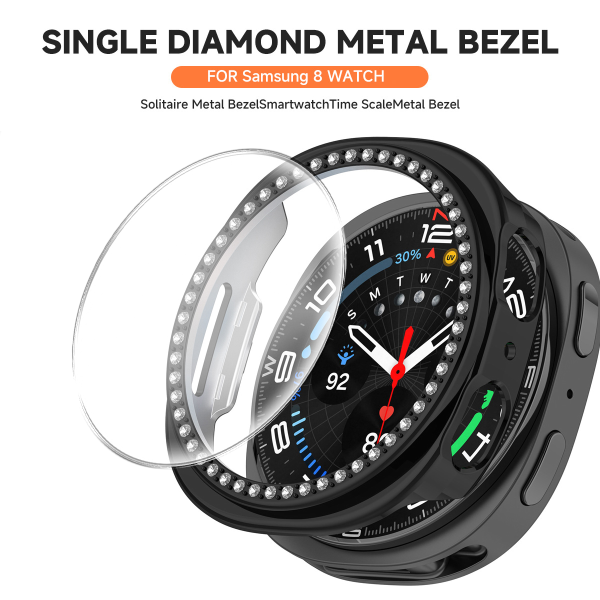 Case + Glass Full Coverage Bum - Samsung Smartwatch Accessories recensione e prezzo