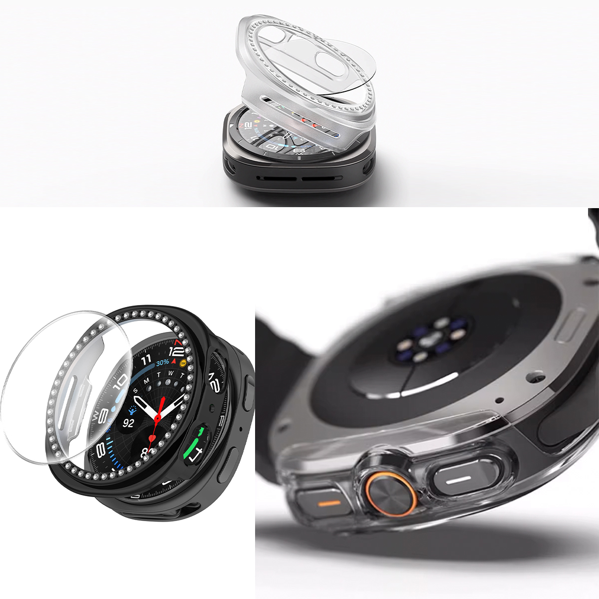 Case + Glass Full Coverage Bum - Samsung Smartwatch Accessories recensione e prezzo