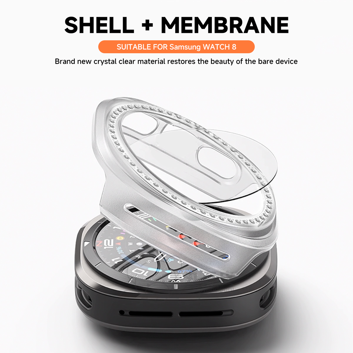 Case + Glass Full Coverage Bum - Samsung Smartwatch Accessories recensione e prezzo