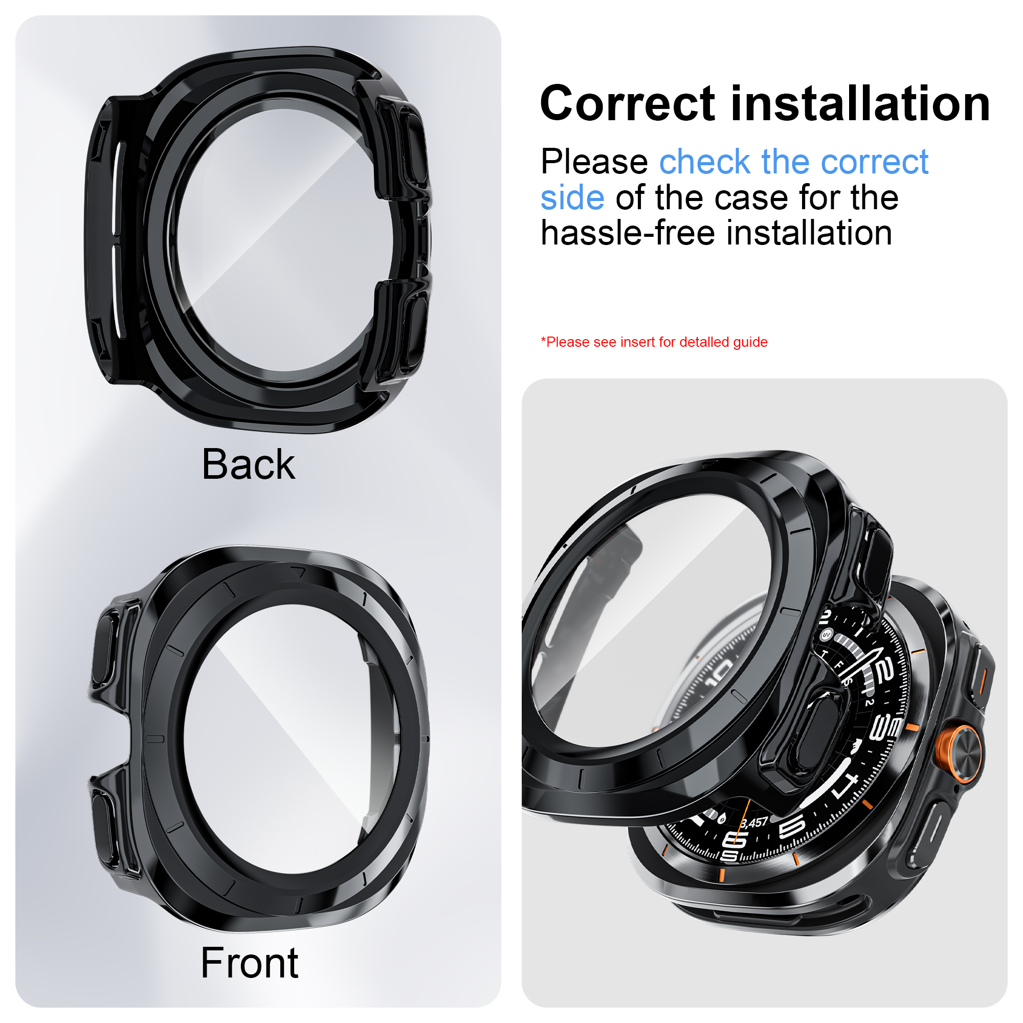 Case for Samsung Galaxy Watch  - Samsung Smartwatch Accessories recensione e prezzo