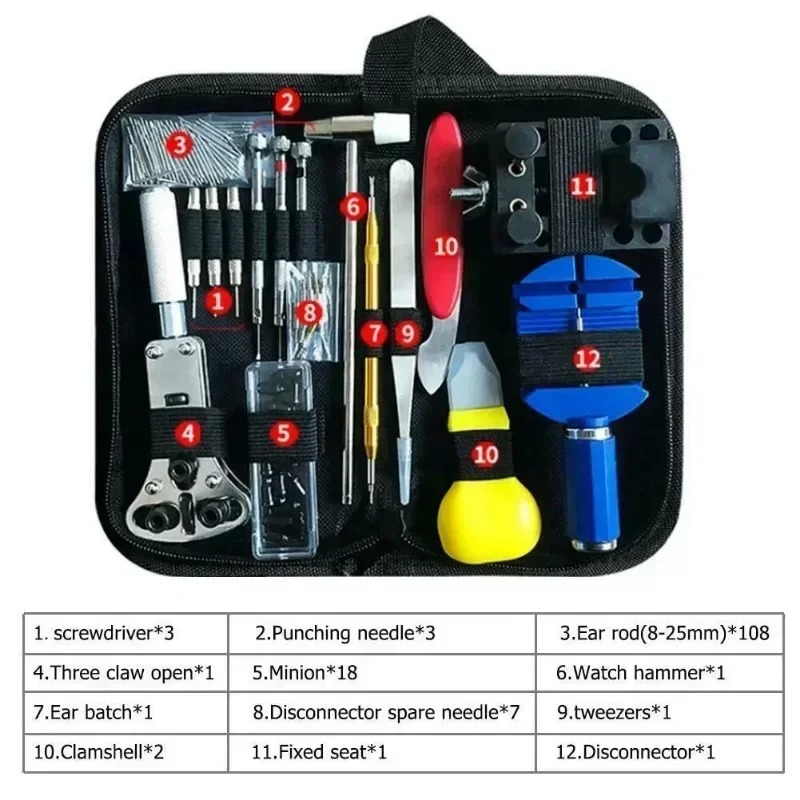 147Pcs Watch Repair Tool Set W - Tool Kit Strap Change recensione e prezzo