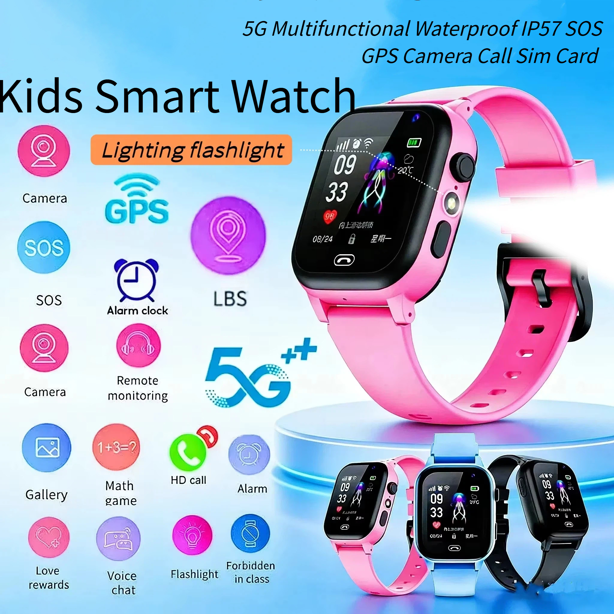 Lenovo Kids Smart Watch 5G GPS - Smartwatch Id recensione e prezzo