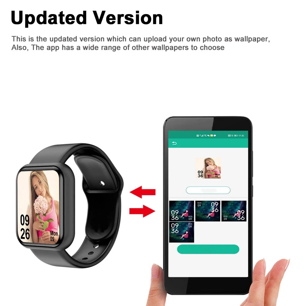 Smart Watch For Men Women Spor - Silicone Band Replacement recensione e prezzo