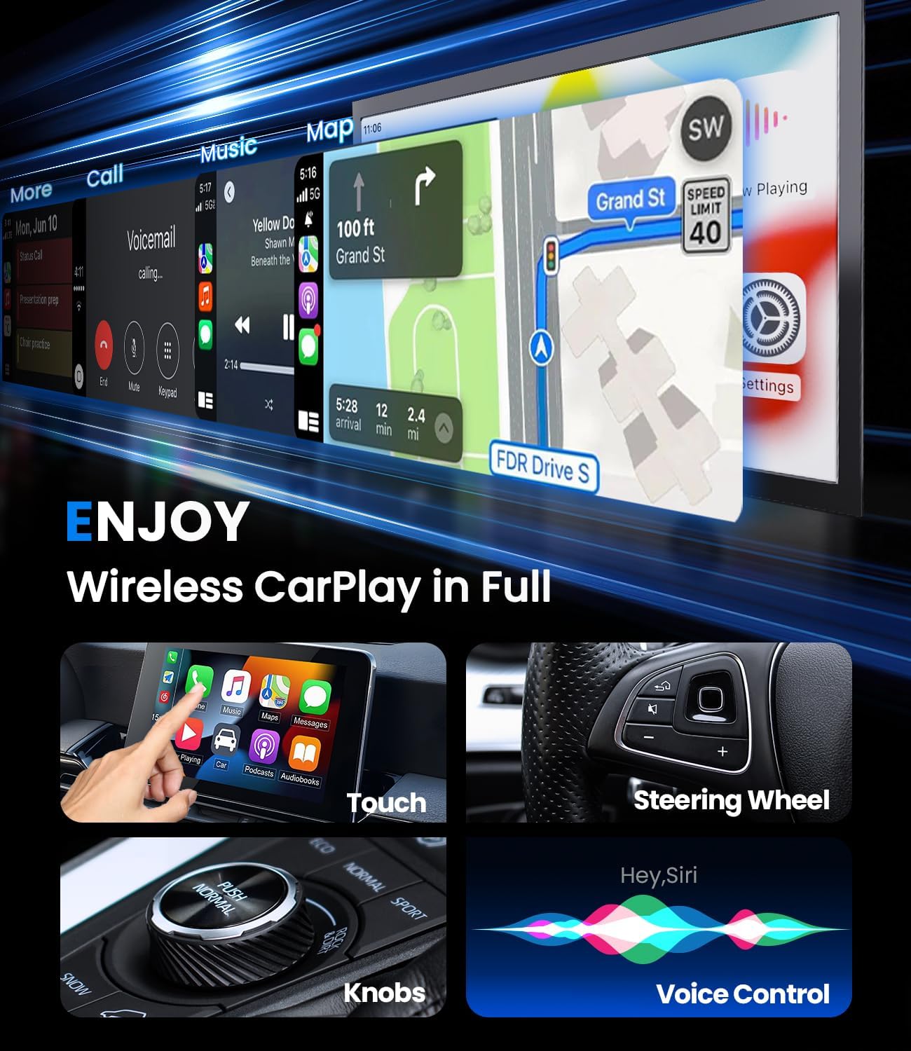 New Wireless CarPlay Android A - Smartwatch Universal recensione e prezzo