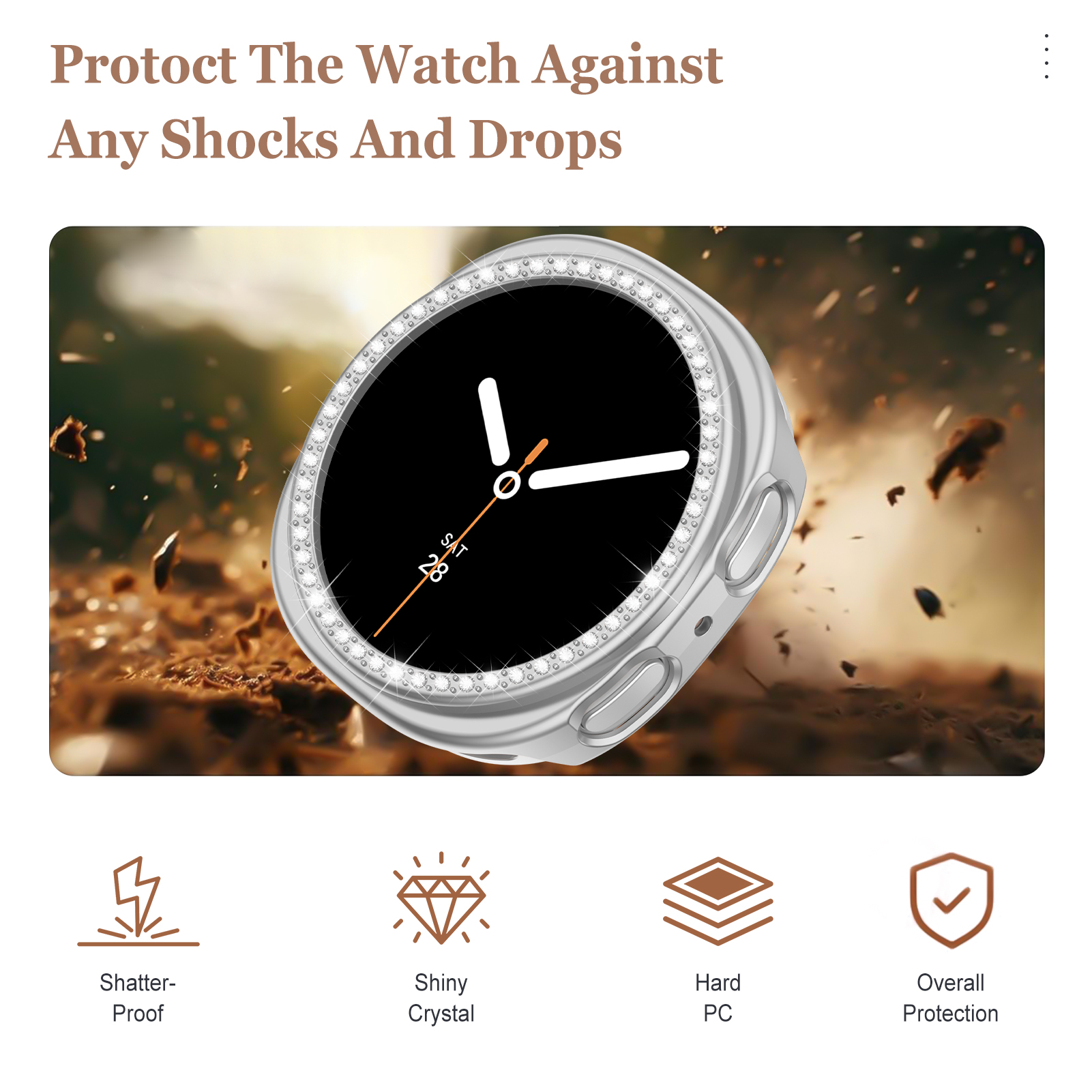 PC Cover For Samsung Galaxy wa - Samsung Smartwatch Accessories recensione e prezzo
