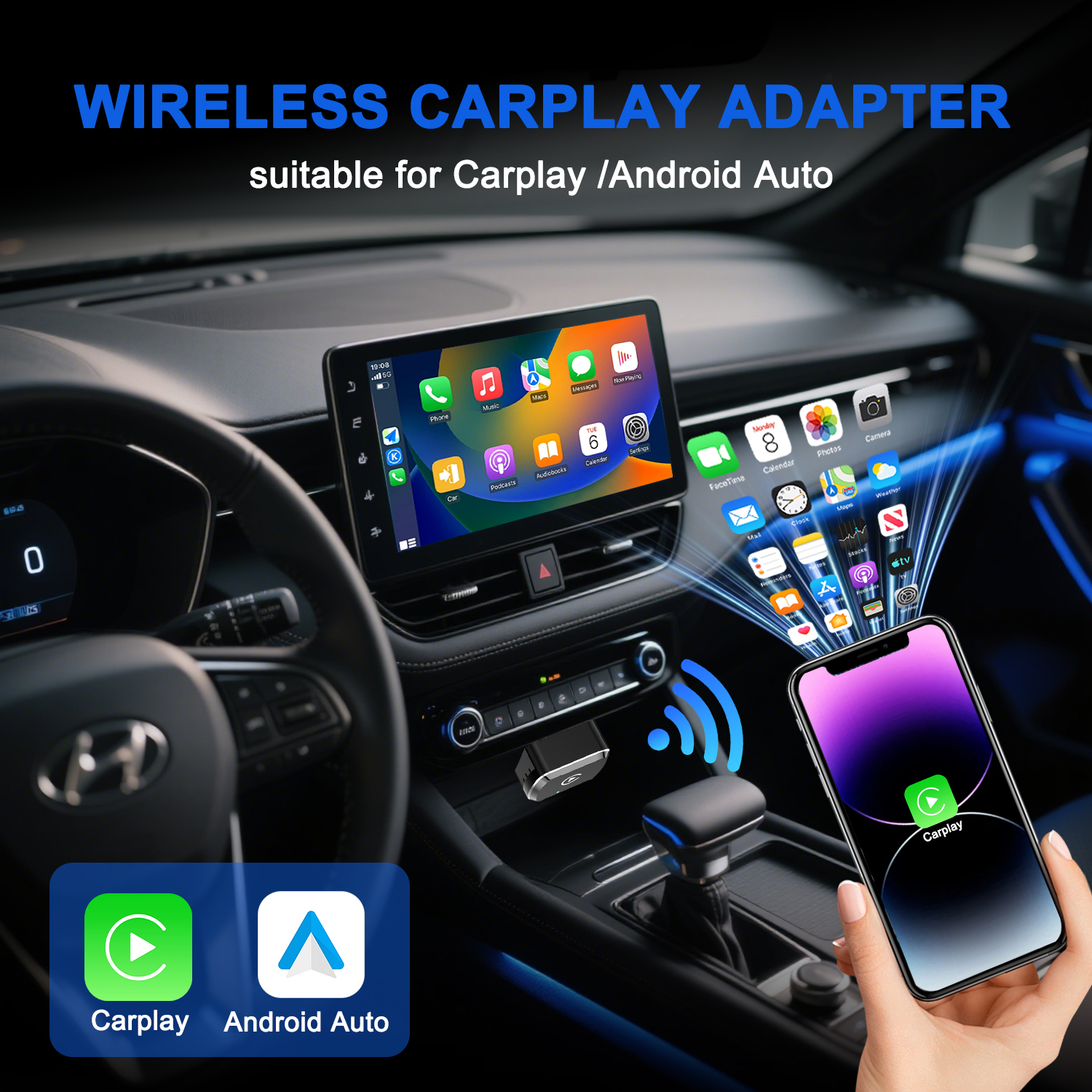 CarPlay Android Auto Wireless  - Smartwatch Universal recensione e prezzo