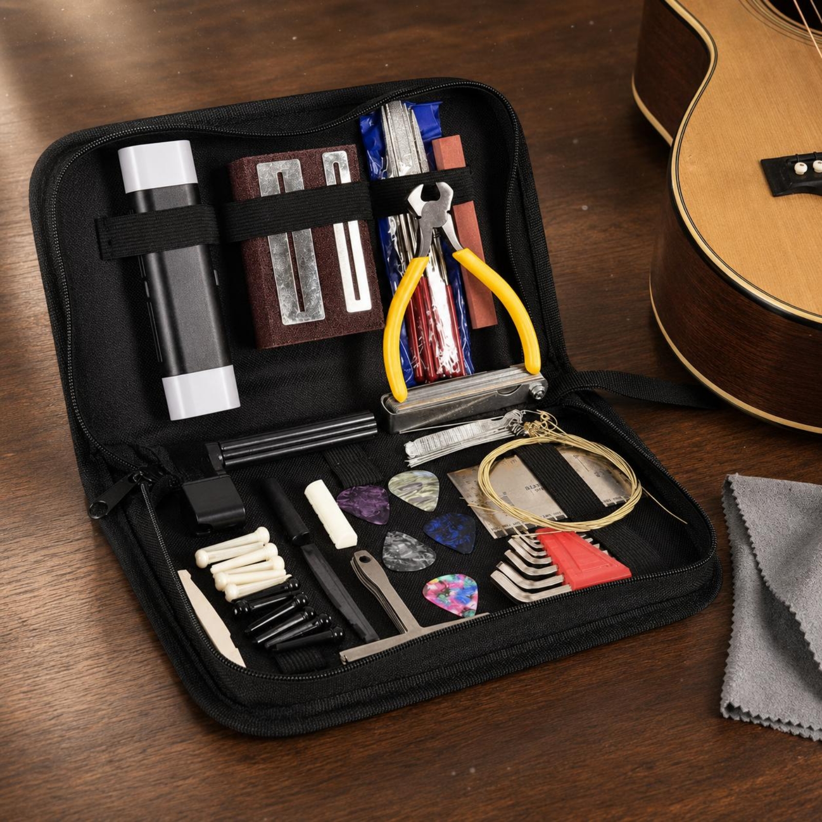 Guitar Repair Toolkit Elastic  - Tool Kit Strap Change recensione e prezzo
