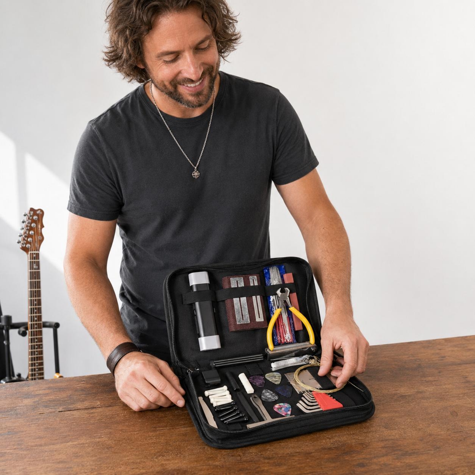 Guitar Repair Toolkit Elastic  - Tool Kit Strap Change recensione e prezzo