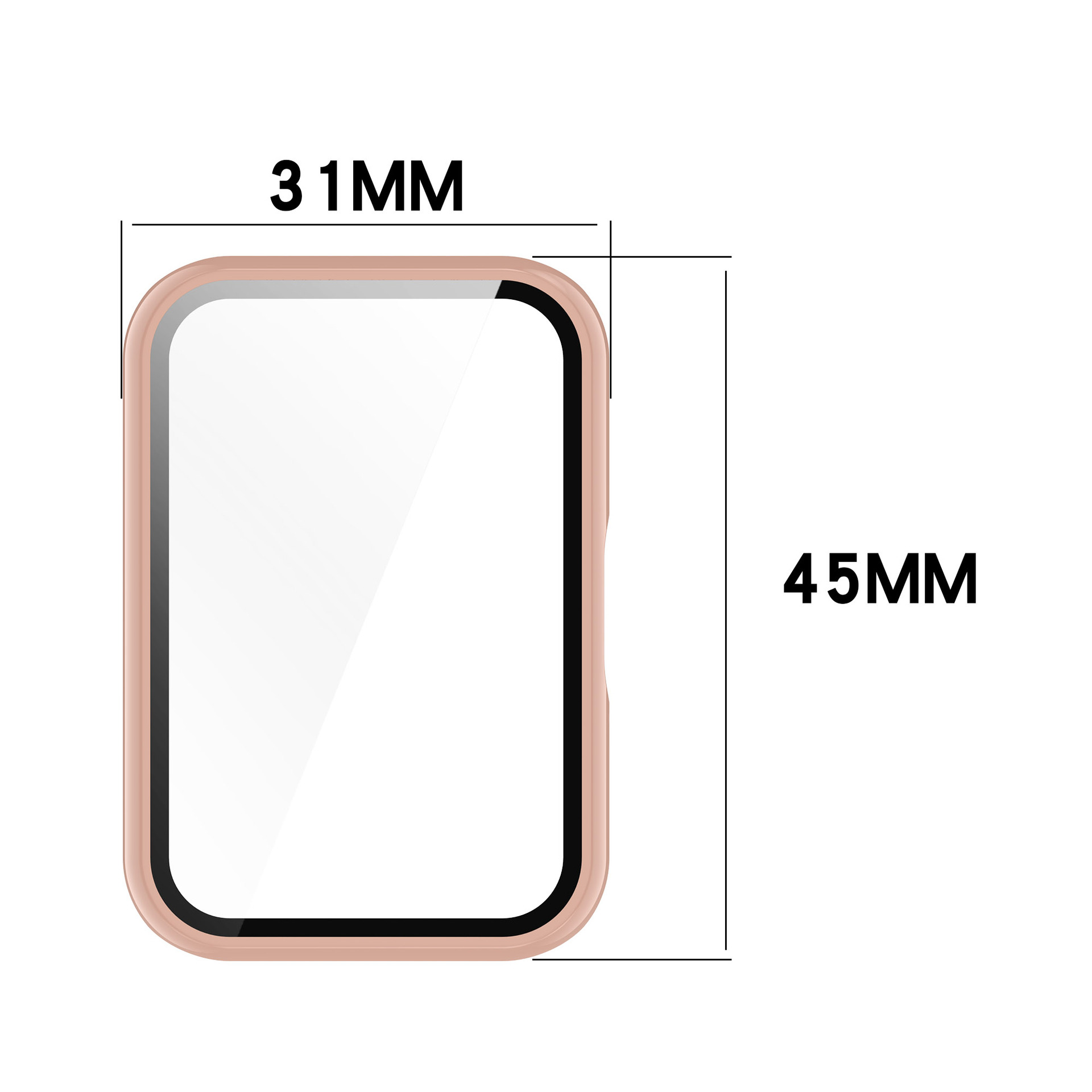 Glass+Case For Samsung Galaxy  - Samsung Smartwatch Accessories recensione e prezzo