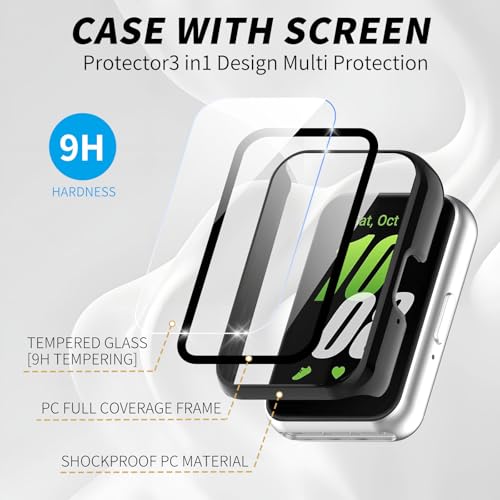 Glass+Case For Samsung Galaxy  - Samsung Smartwatch Accessories recensione e prezzo