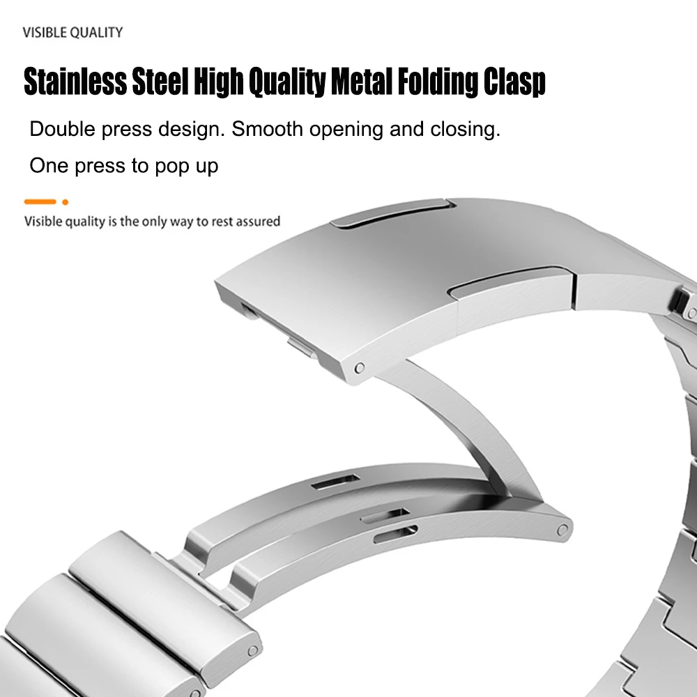 Official Metal Steel Strap For - Titan Smartwatch Accessories recensione e prezzo