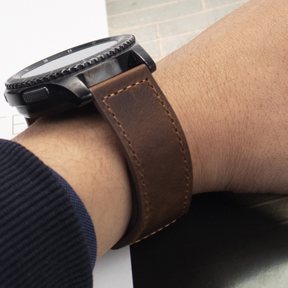 20mm 22mm Genuine Leather Watc - Smartwatch Accessories Shop recensione e prezzo