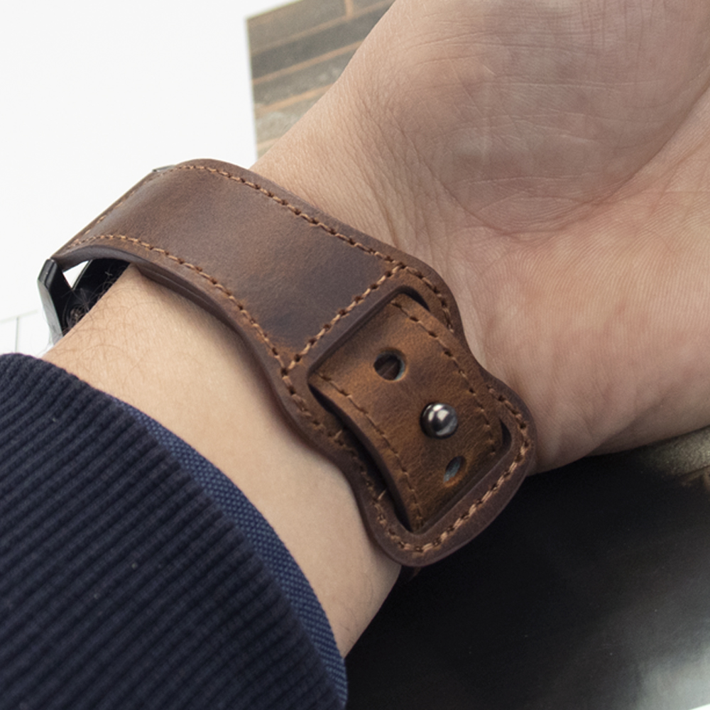 20mm 22mm Genuine Leather Watc - Smartwatch Accessories Shop recensione e prezzo