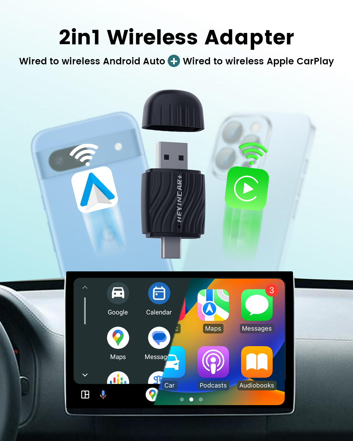 HEYINCAR 2 in 1 Interface Wire - Smartwatch Universal recensione e prezzo