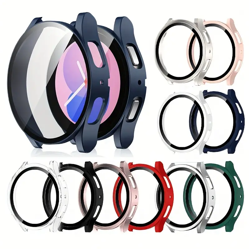 PC Case+Tempered Glass for Sam - Samsung Smartwatch Accessories recensione e prezzo