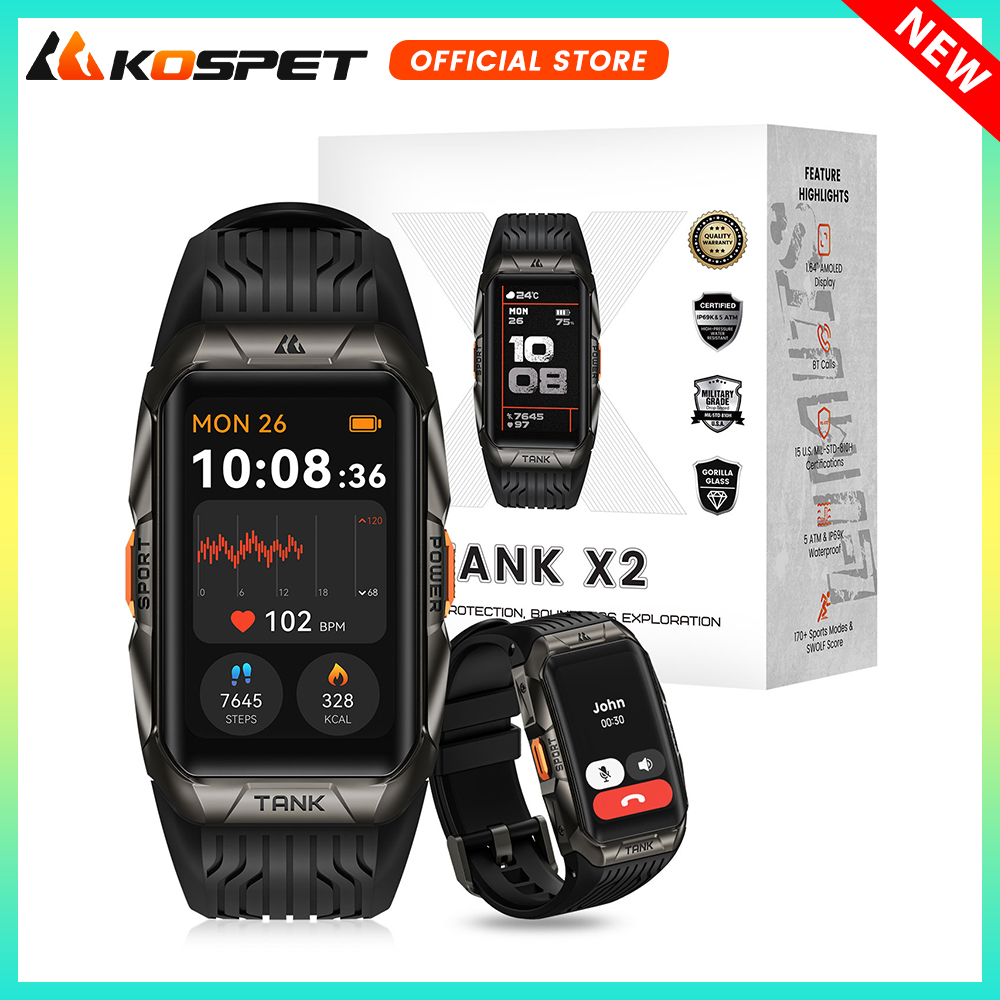 KOSPET TANK X2 Smart Watch For - Smartwatch X2 recensione e prezzo
