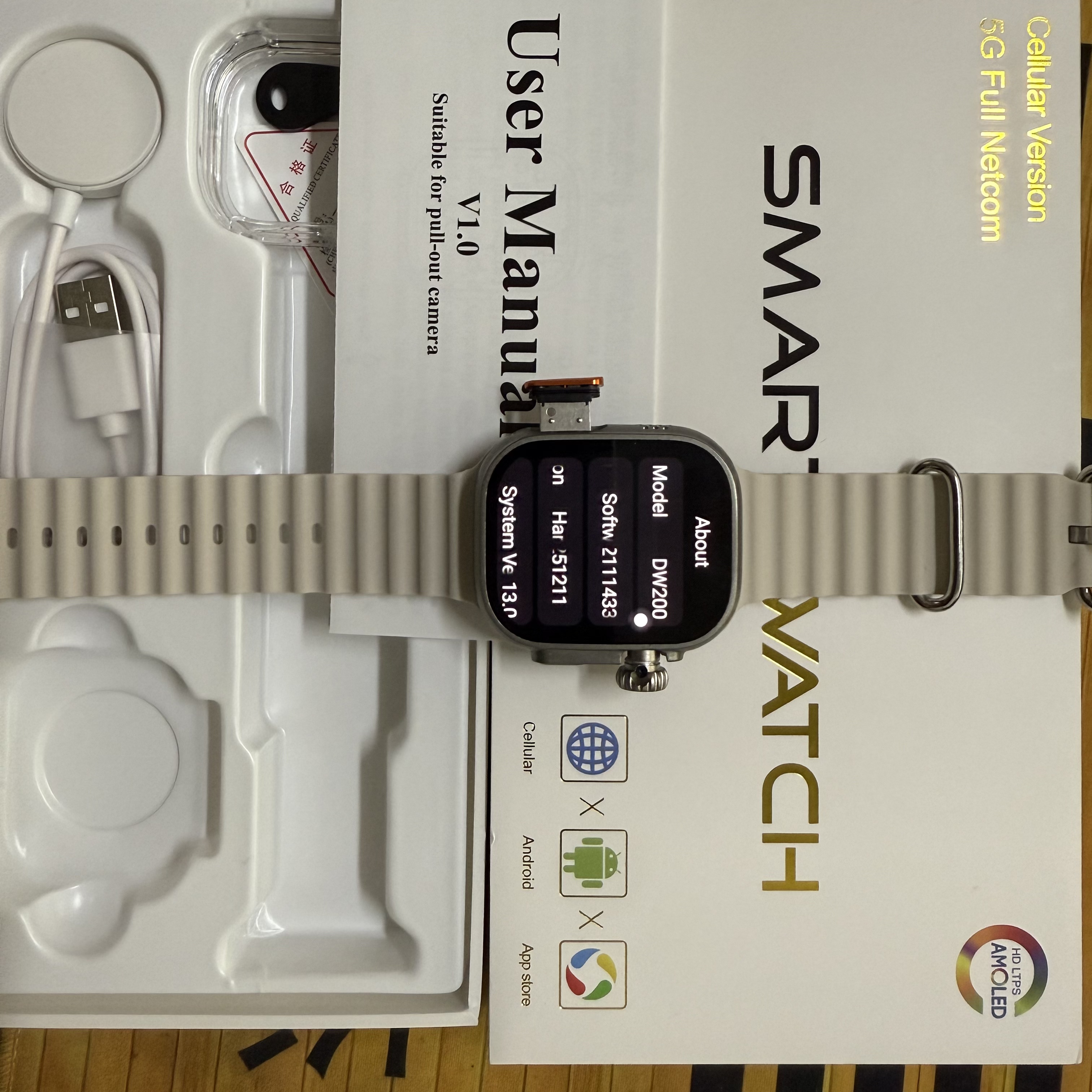 DW200 Smartwatch Men WIFI Touc - Smartwatch Id recensione e prezzo