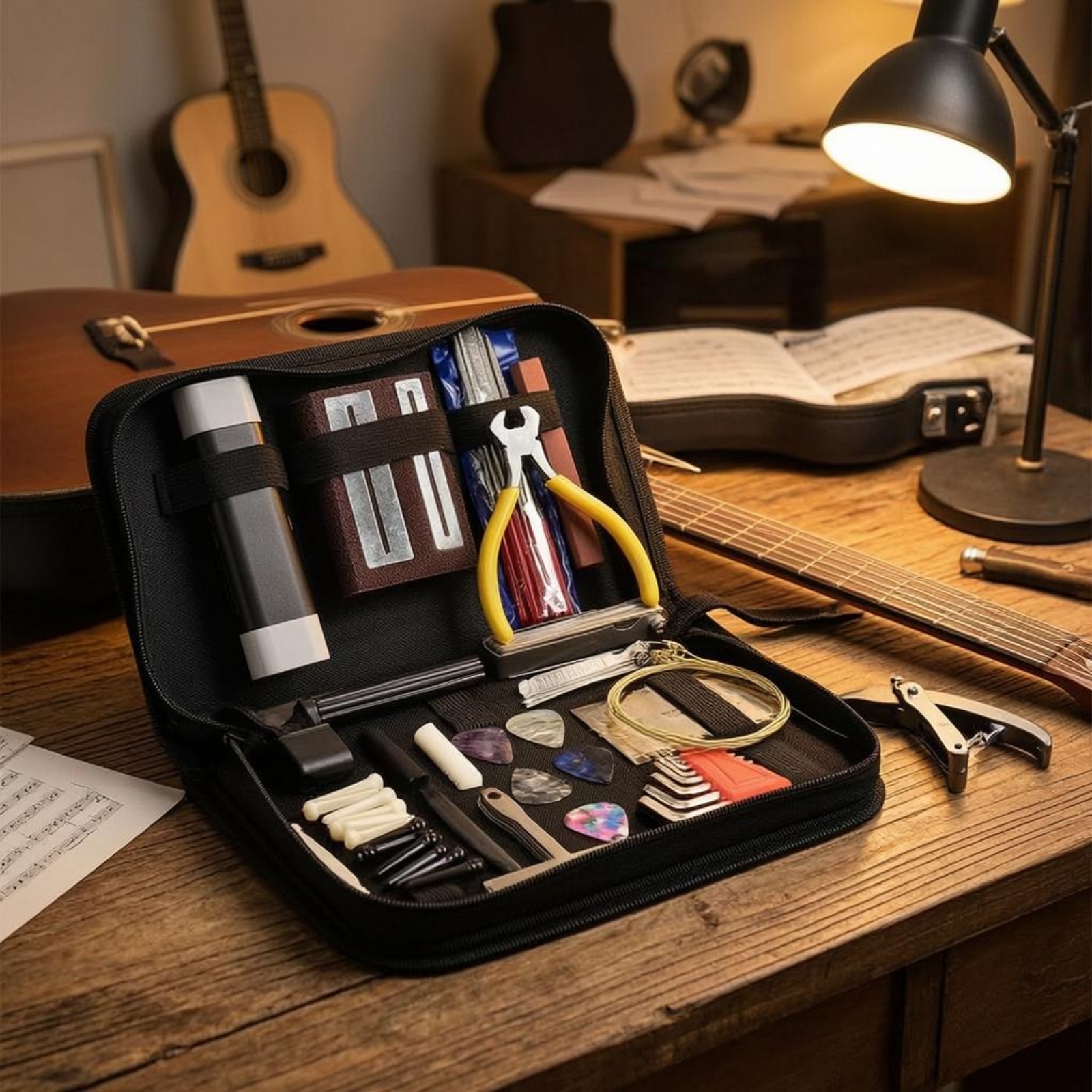 Guitar Repair Toolkit Black Zi - Tool Kit Strap Change recensione e prezzo