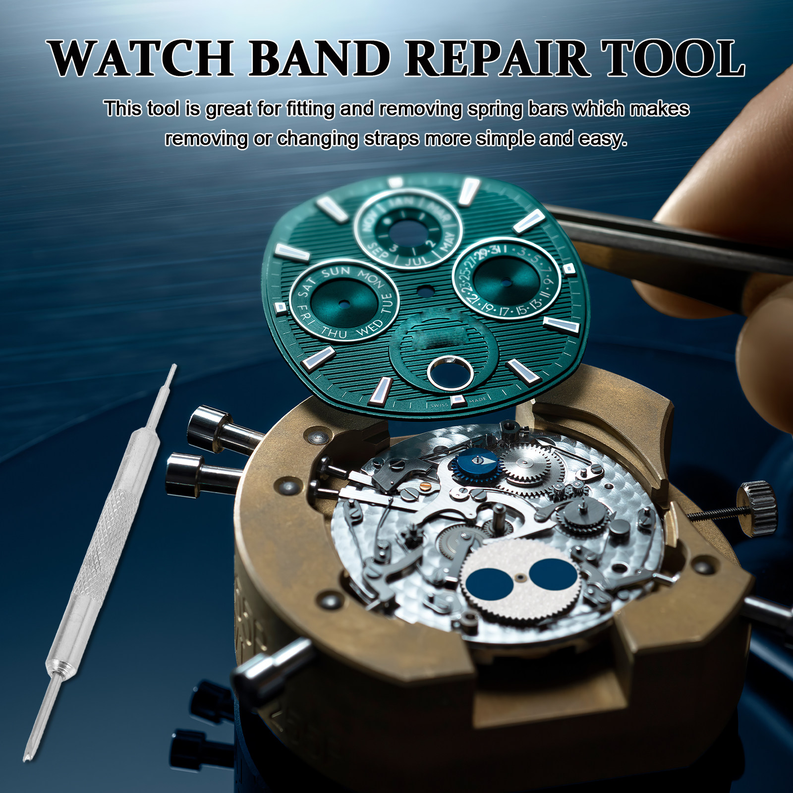 Ergonomic Dual-Head Spring Bar - Tool Kit Strap Change recensione e prezzo