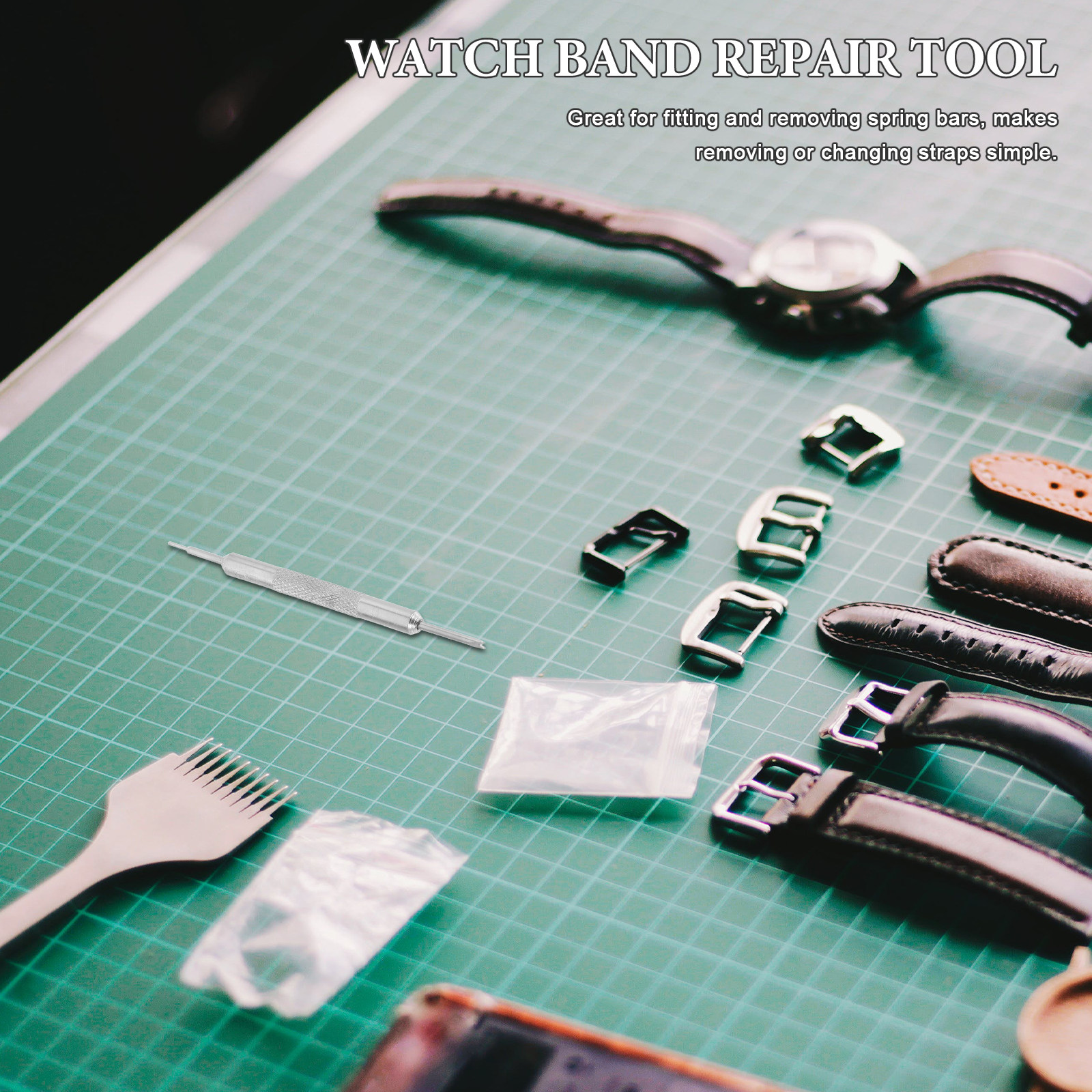 Ergonomic Dual-Head Spring Bar - Tool Kit Strap Change recensione e prezzo