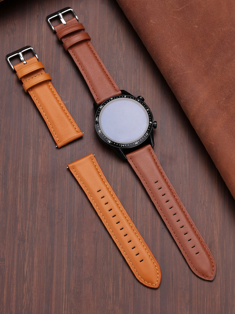 22mm Genuine Leather Watch Ban - Smartwatch Accessories Shop recensione e prezzo