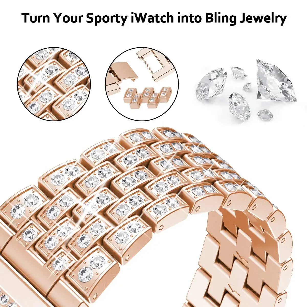 Diamond Band for Samsung Galax - Titan Smartwatch Accessories recensione e prezzo