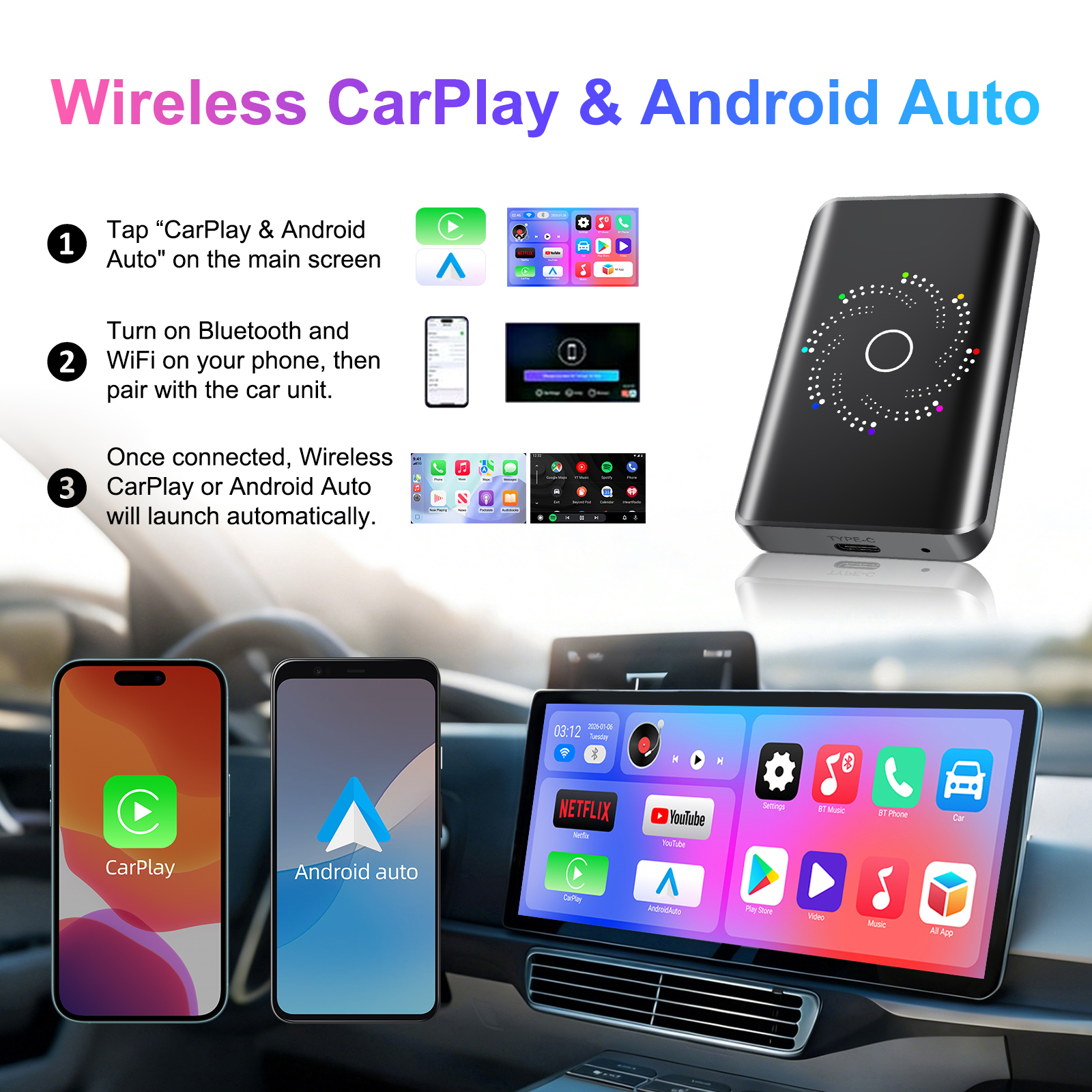2026 3in1 Android 14.0 CarPlay - Smartwatch Universal recensione e prezzo