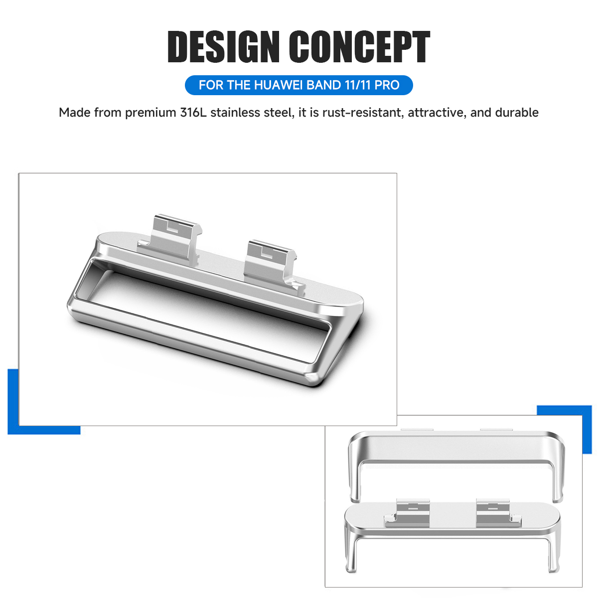 18mm 1Pc Adapter for Huawei Wa - Watch Band Connector recensione e prezzo