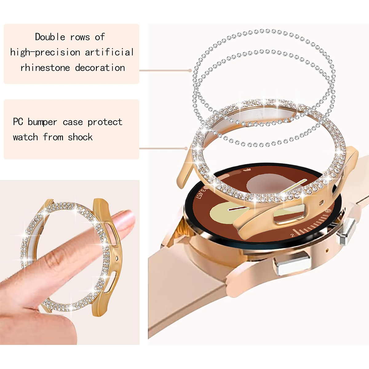 Case for Samsung Galaxy Watch  - Accessories For Galaxy Watch 5 recensione e prezzo