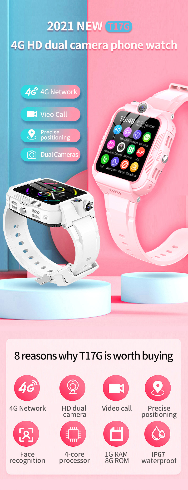 Kids Smart Watch 4G Sim Card S - Smartwatch Store recensione e prezzo
