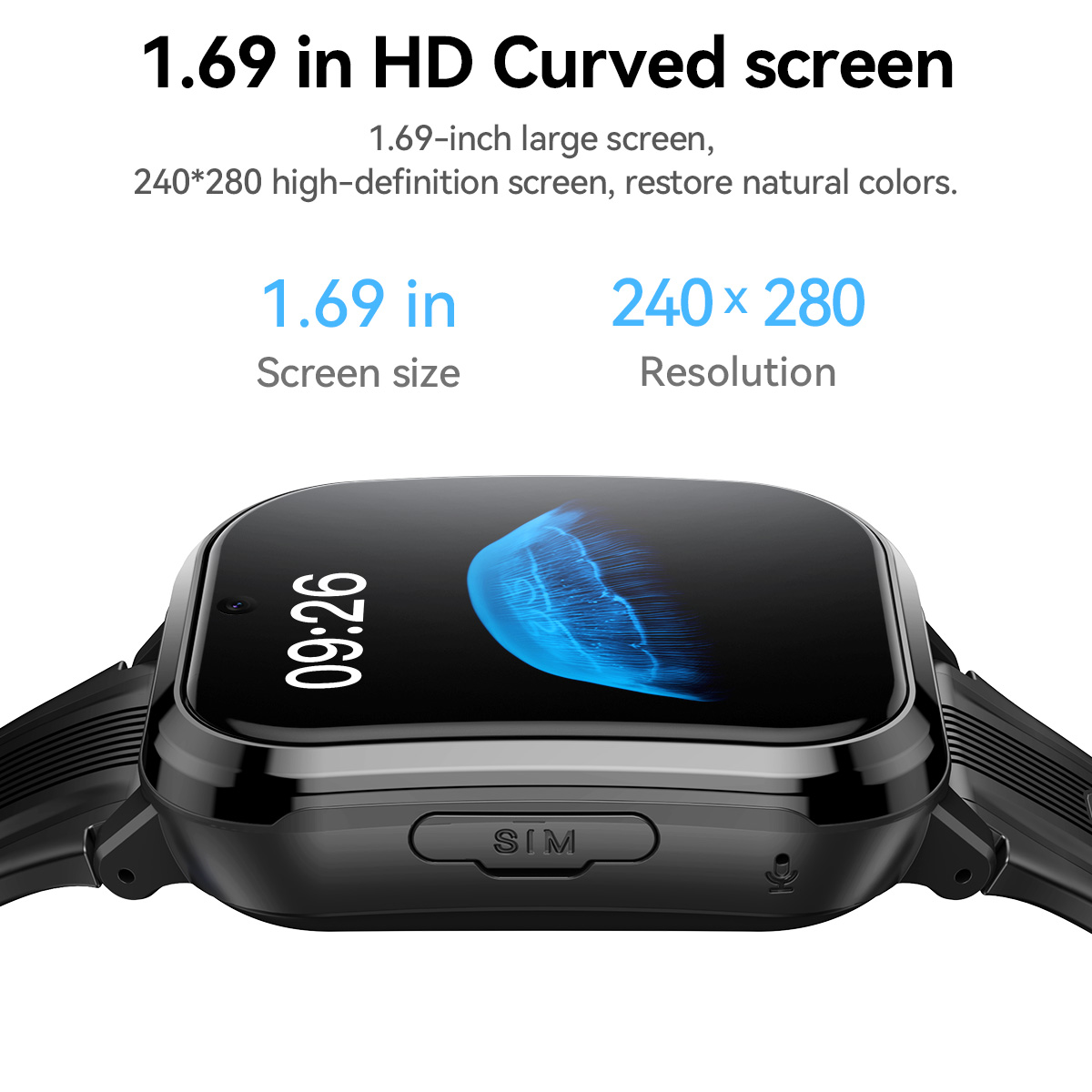 HOCO Y108 1.69inch HD LCD Curv - Smartwatch Id recensione e prezzo