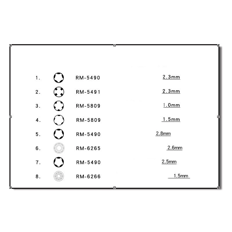 Screwdriver For RICH- RM6266 5 - Tool Kit Strap Change recensione e prezzo