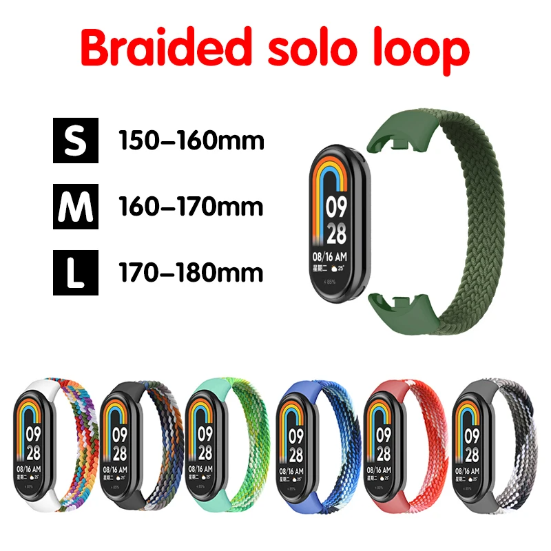 Strap for Mi band 7 8 6 5 Nylo - Solo Loop Strap recensione e prezzo
