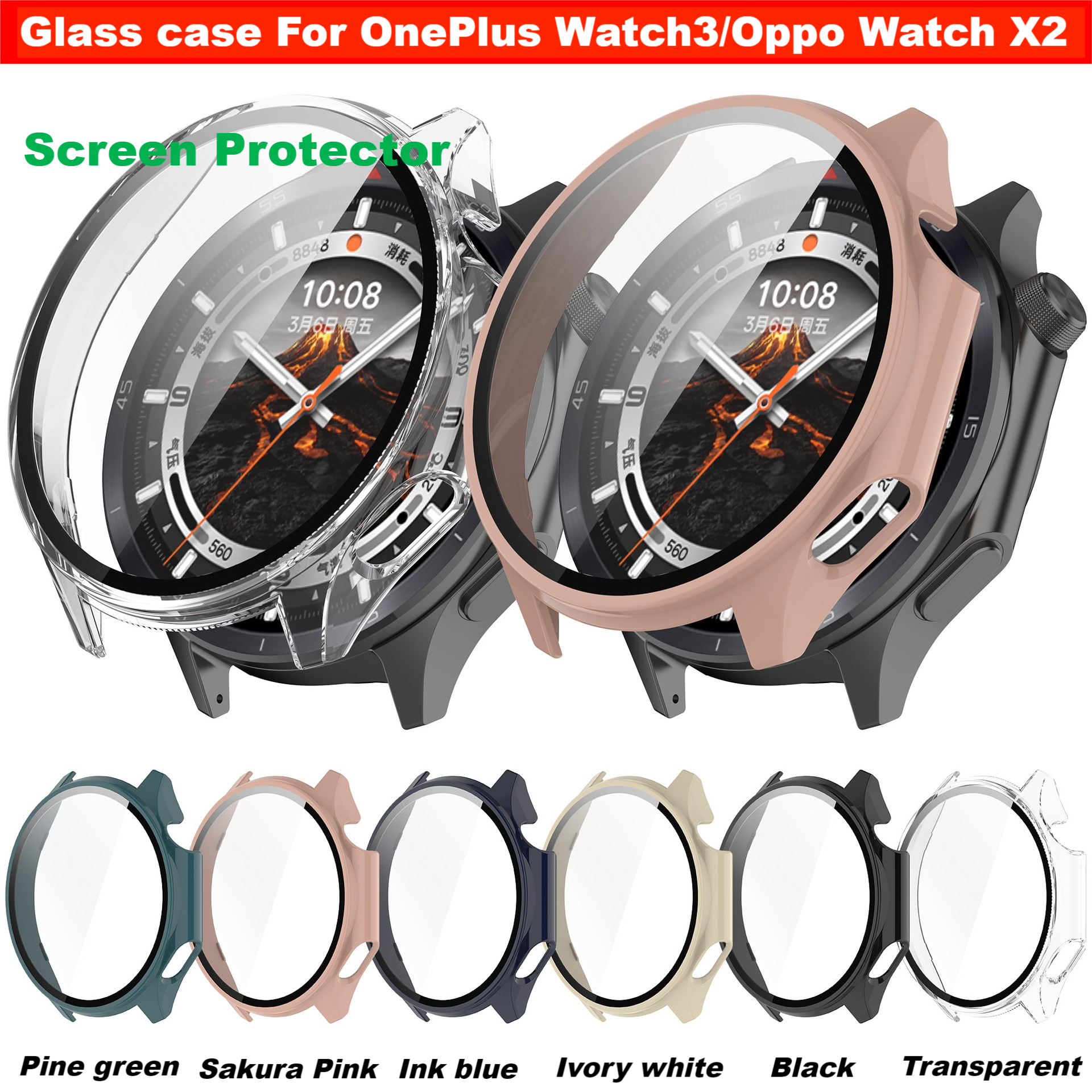 Tempered Glass Case For OnePlu - Smartwatch X2 recensione e prezzo